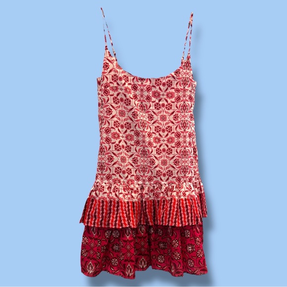 NWT | Cara Cara | Tory Dress in Spanish Tile Rose | Size XS - Picture 3 of 5